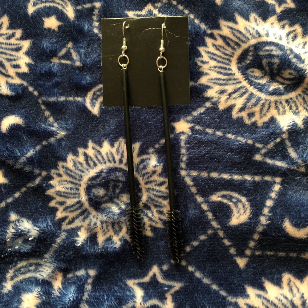 Lash wand earrings
